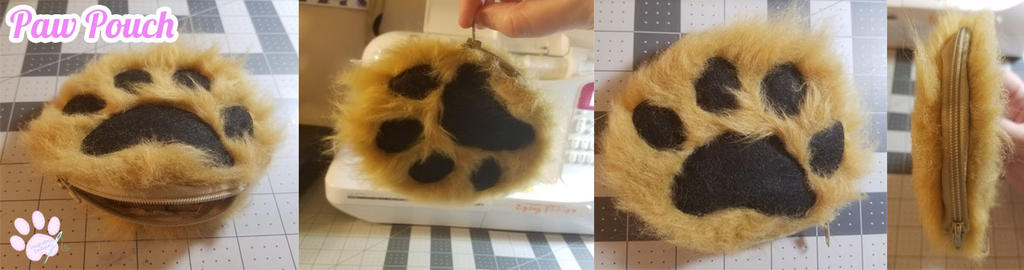 Paw Zipper Pouch - FOR SALE