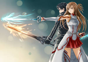 SAO Kirito and Asuna