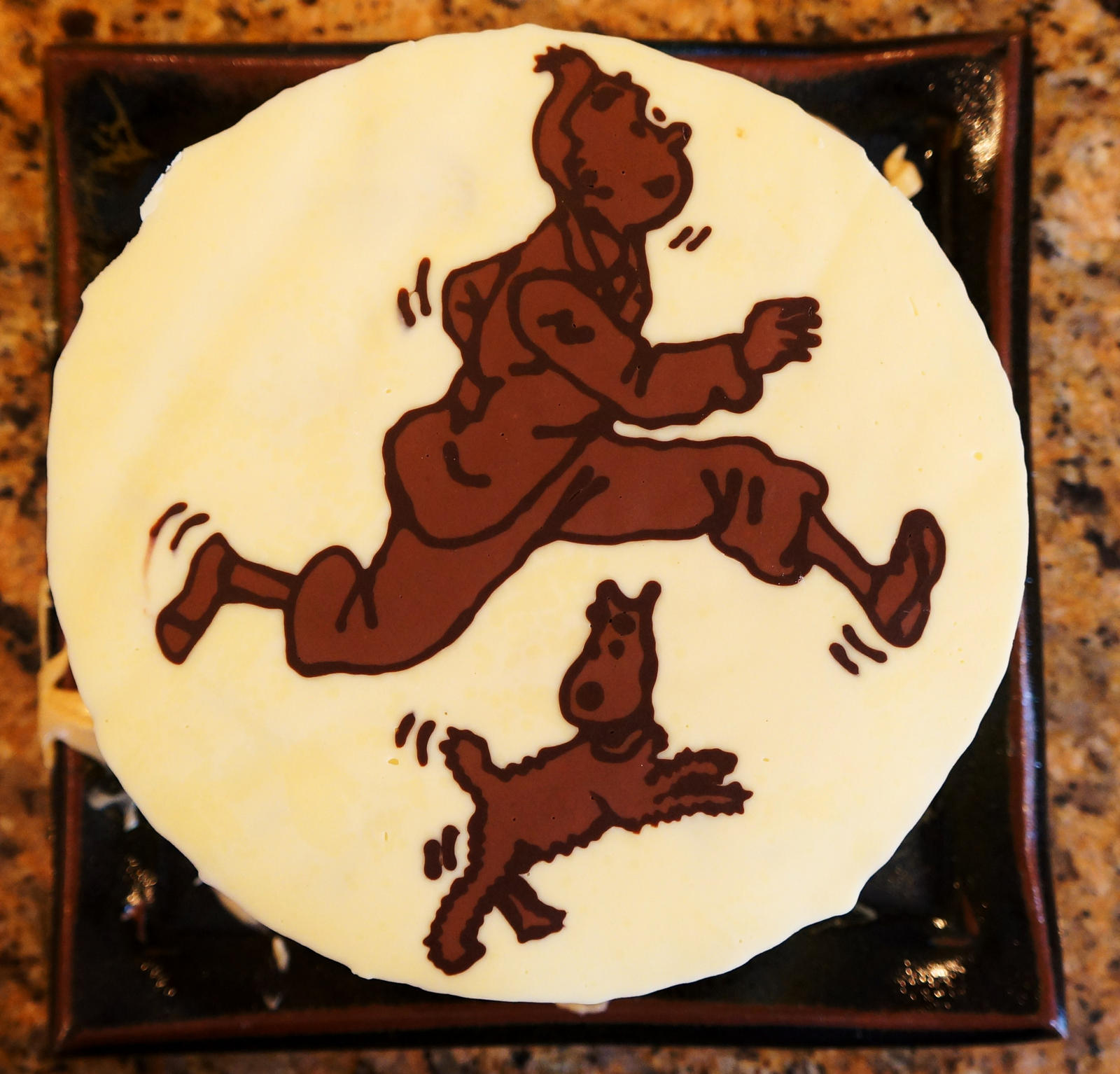 My Tintin cake(: