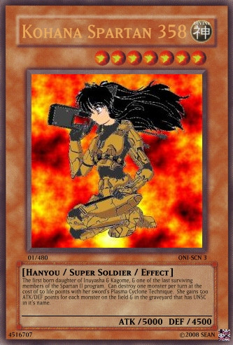 Kohana Yu-Gi-Oh Card