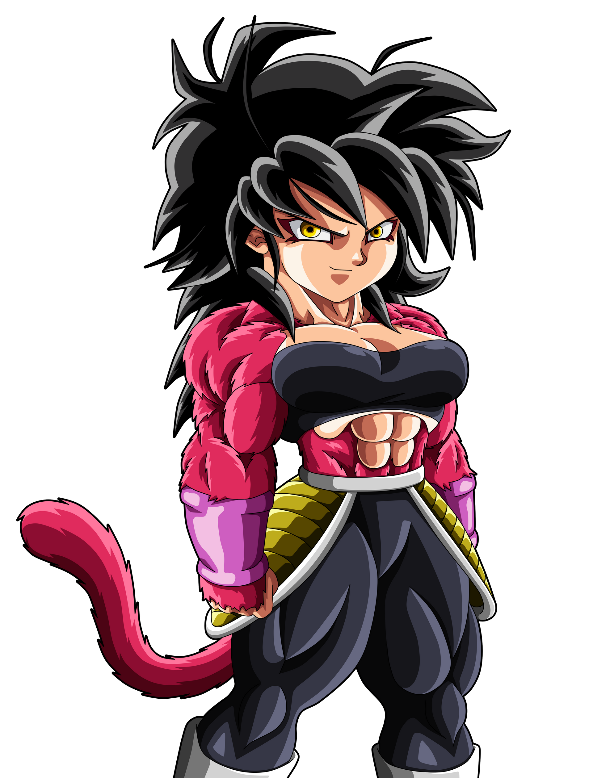 Gine SSJ4 by ChiefZanca on DeviantArt
