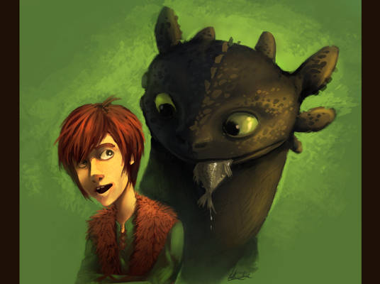 Toothless and Hiccup