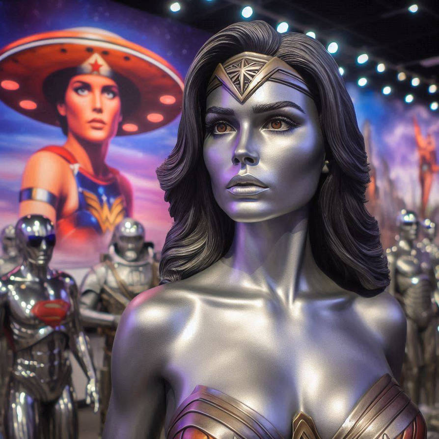 Wonder Woman Library Display Wonderwoman on display by DollMaker420 on DeviantArt