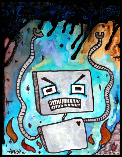 Angry Robot II by justinaerni on DeviantArt