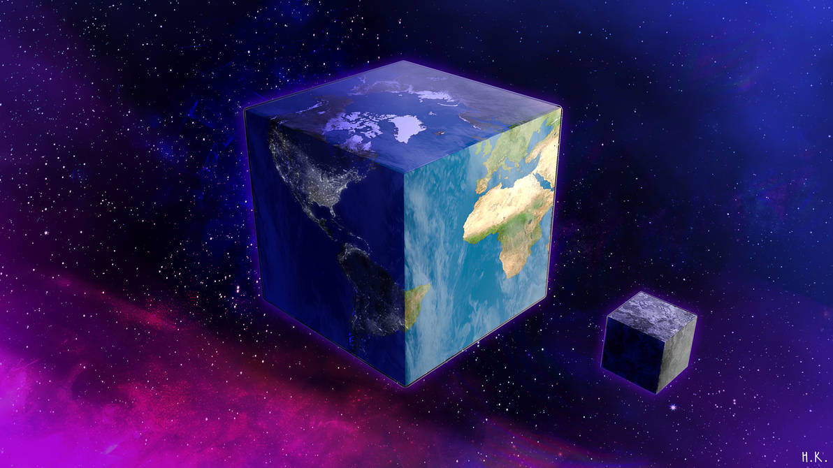 Unity Cube Earth Texture Earth Cubed by theNo7er on DeviantArt