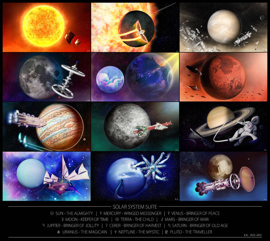 Solar System Suite by theNo7er on DeviantArt