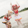 Sailor Moon and Chibimoon Cosplay