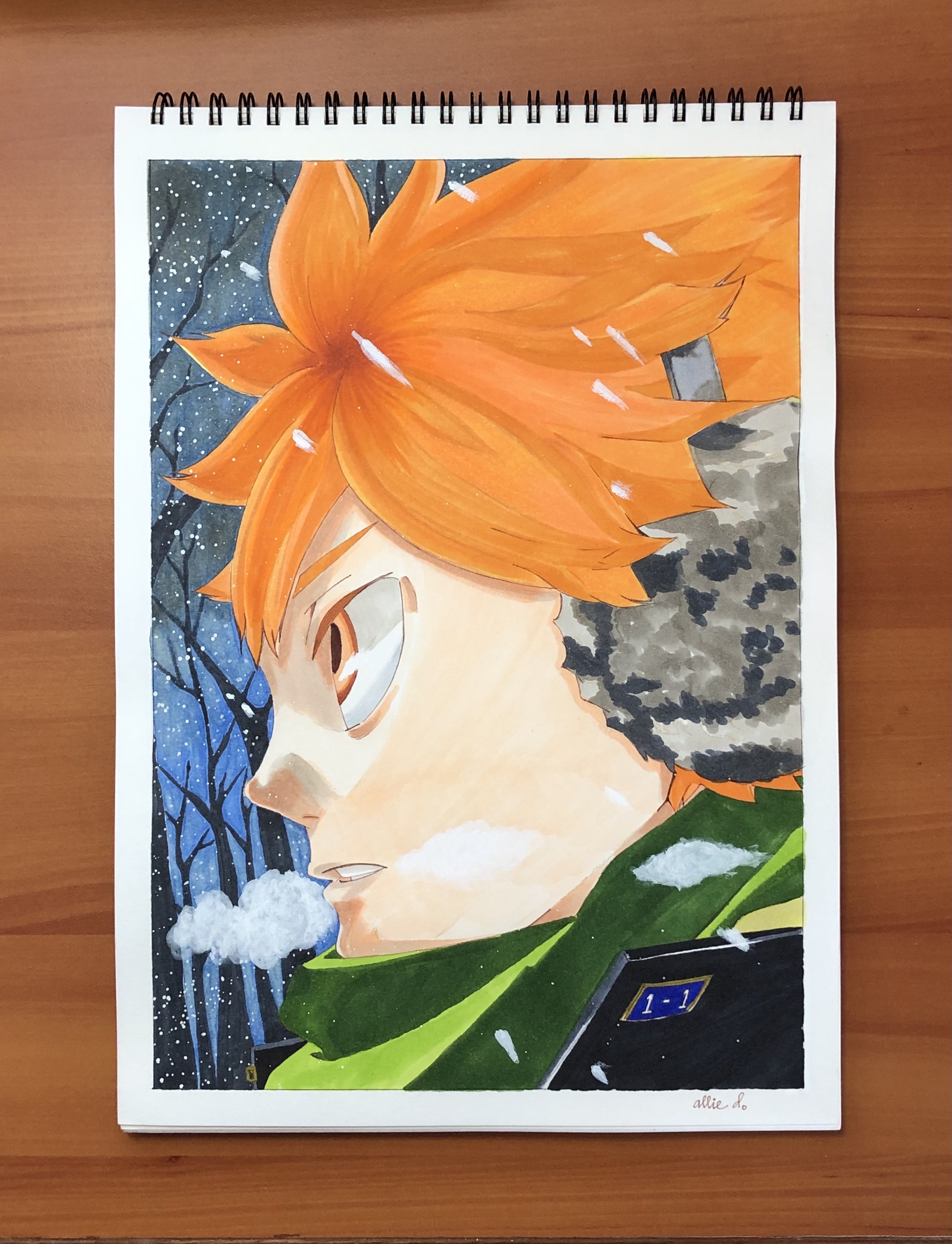 Haikyuu fan art illustration - Hinata by alliedahlan on DeviantArt