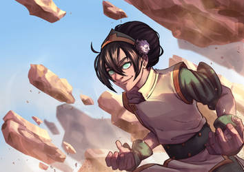 Toph Beifong by Panickerz