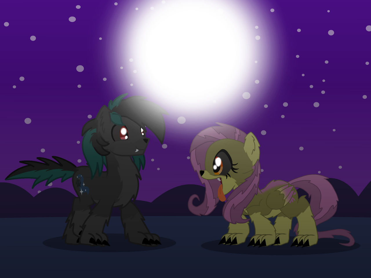 Flutterwolf Realise A Flare Wolf(pour Le collab).