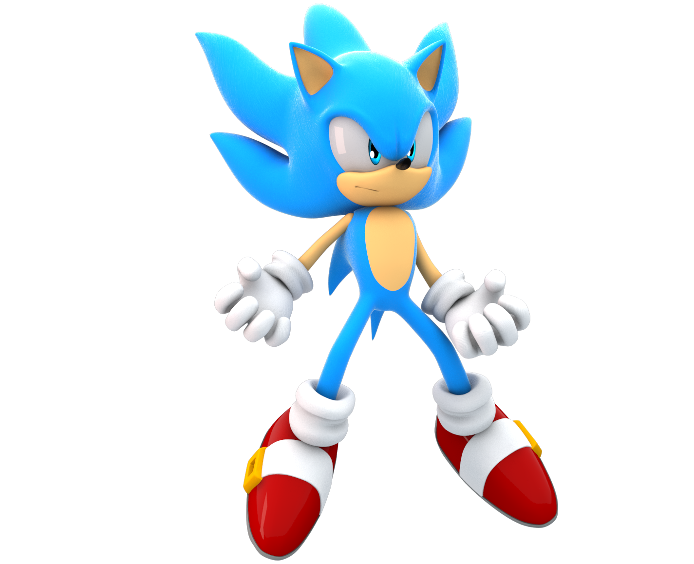 Sonic: Super Saiyan Blue 1 by InfiniteDXI on DeviantArt