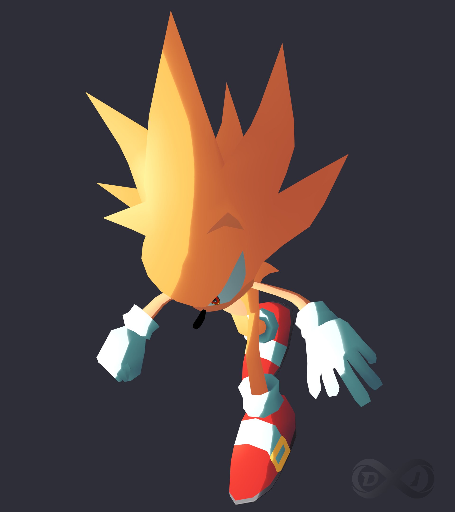 NPR] Super Sonic 1 by InfiniteDXI on DeviantArt