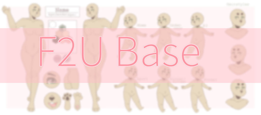 F2U base - Anthro ref by DemonPuss on DeviantArt