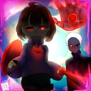 Glitchtale : Bring It On! (Frisk and Gaster)