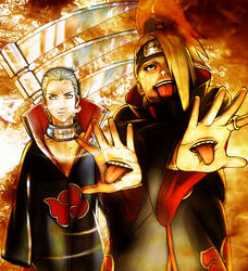 Akatsuki - Hidan and Deidara