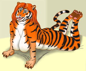 Plump tigress