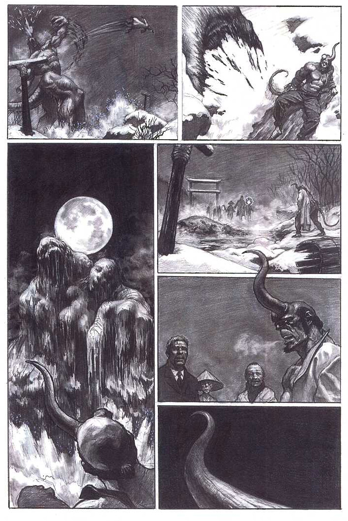 Last page of Hellboy