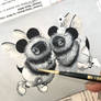 Mickey loves Minnie