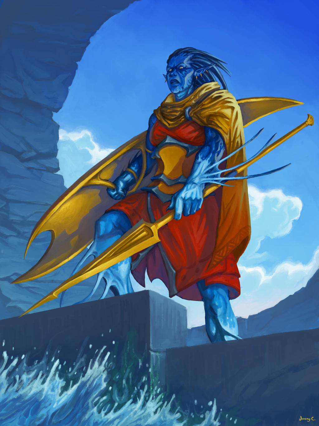 Merfolk Overseer by Steamhat on DeviantArt