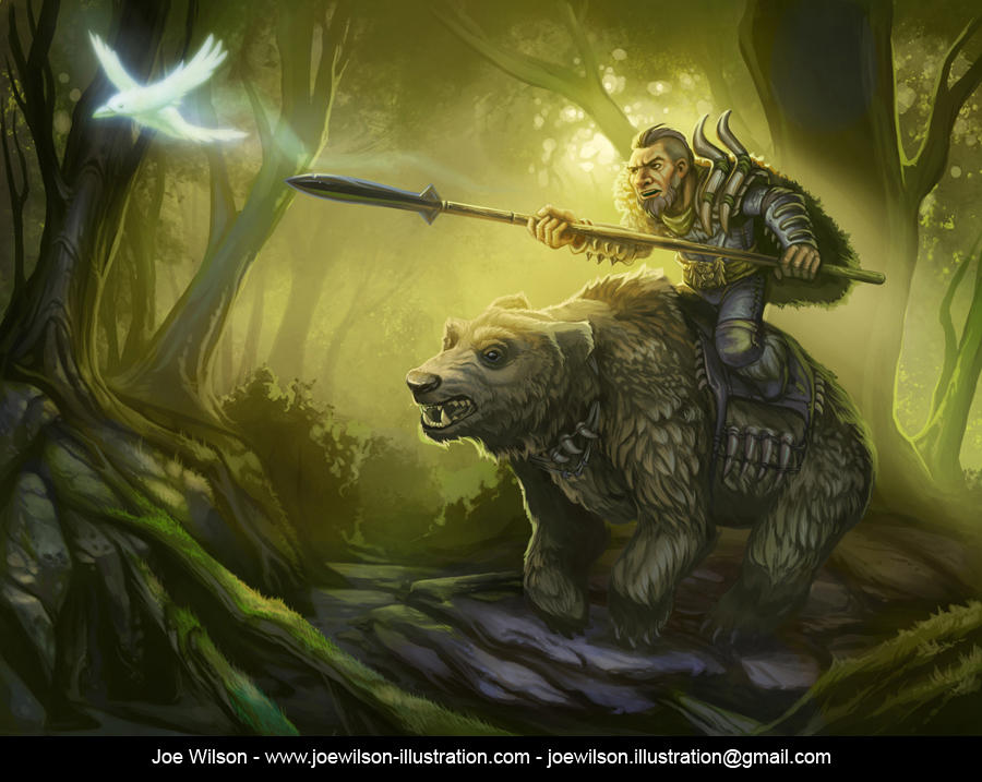 The Bear Rider by JWilsonIllustration on DeviantArt