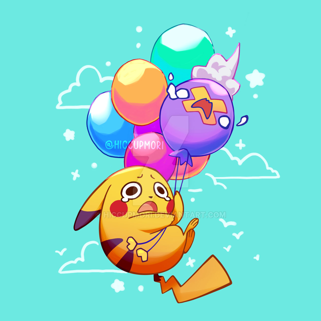 Floating Pikachu Flying Pikachu by Hiccupmori on DeviantArt