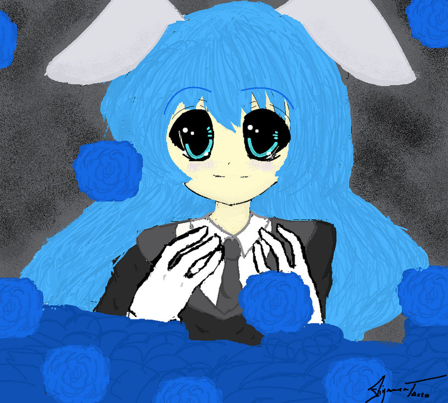 Blue Rabbit Deviantart Blue Bunny by TheDifferentDork on DeviantArt
