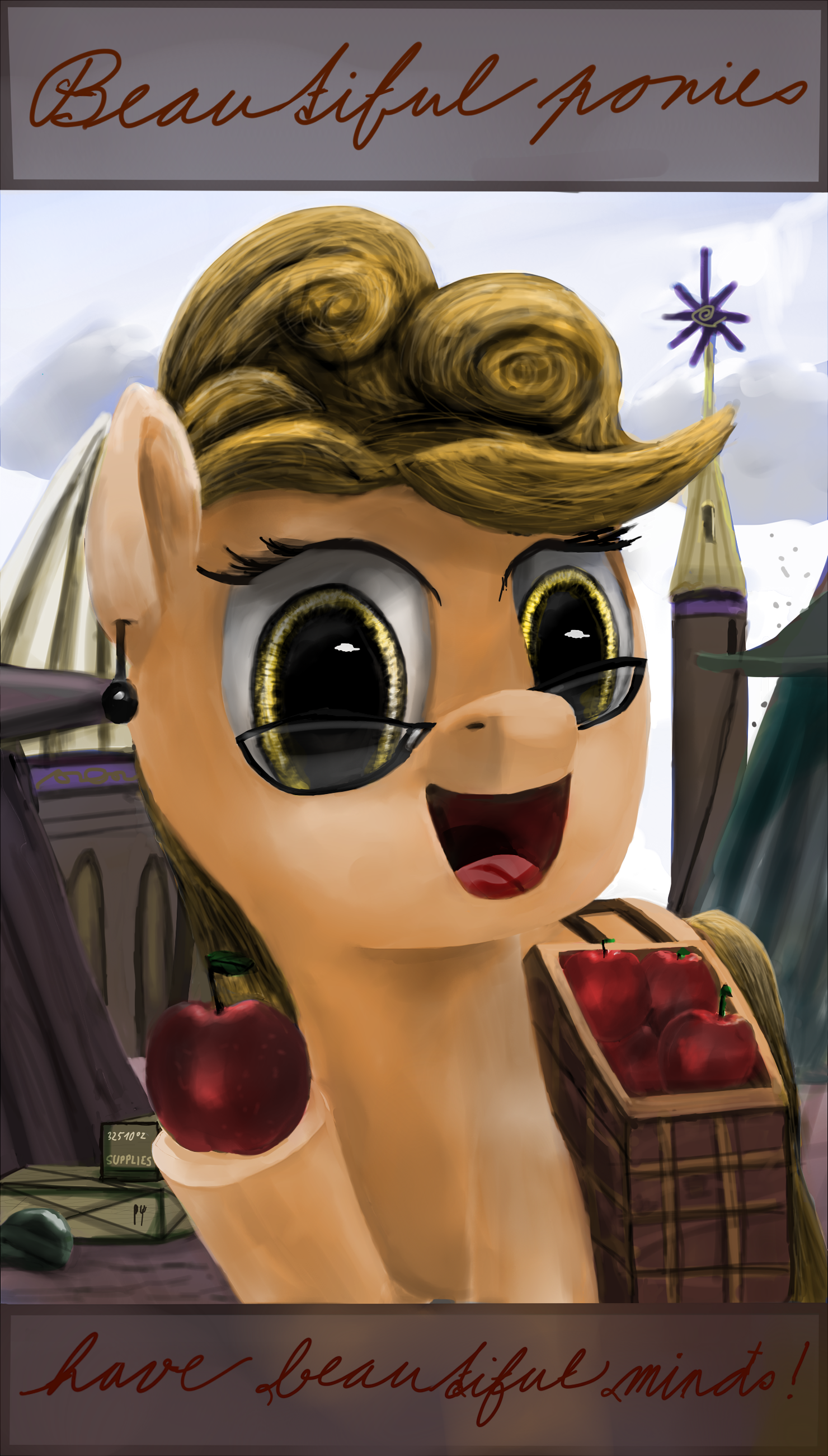 Poster - Beautiful ponies have beautiful minds