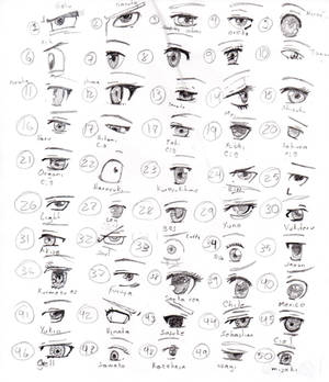 50 eyes of anime