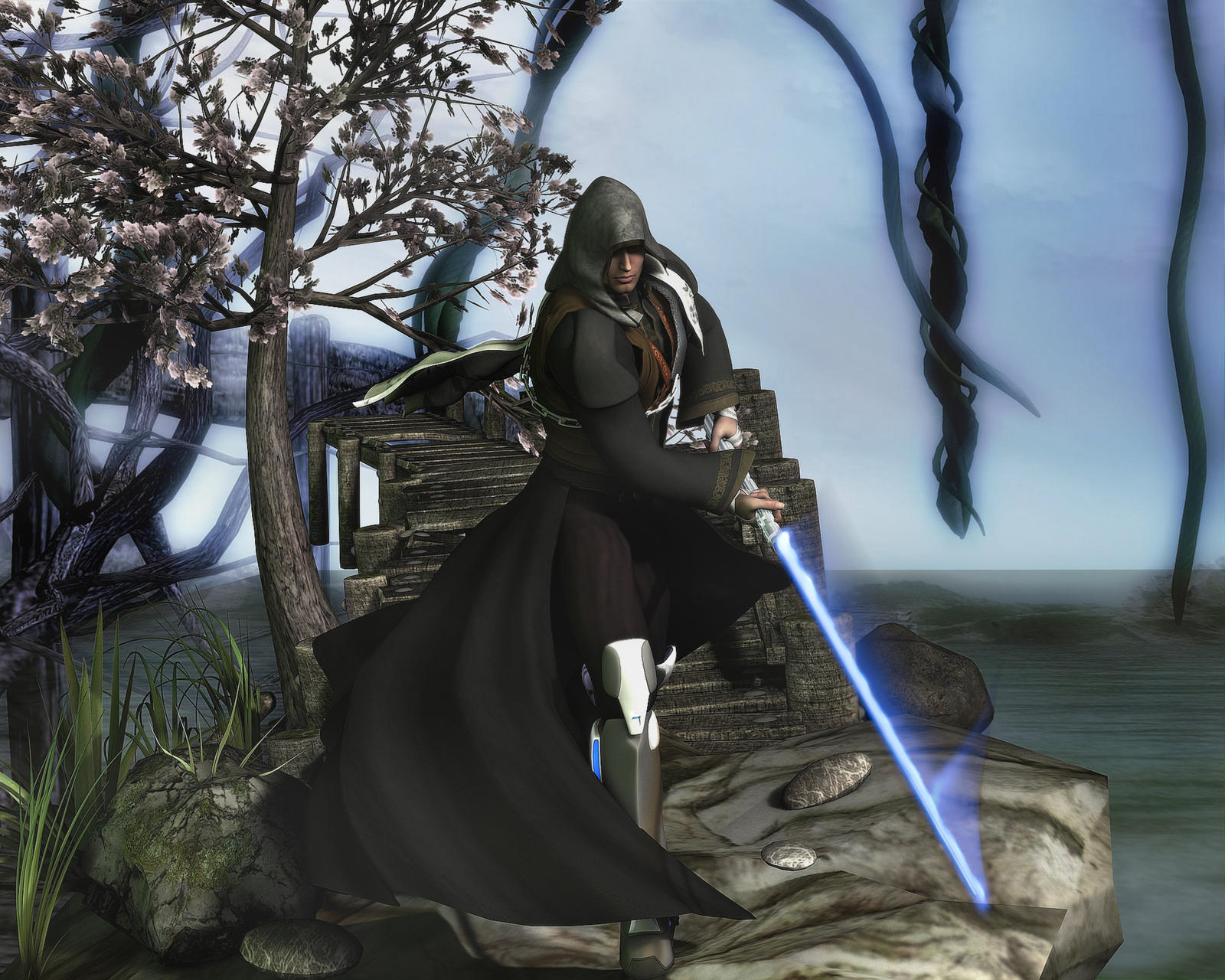 Jedi Shadow Rotation Ravrohan: Jedi Shadow by Ravrohan on DeviantArt