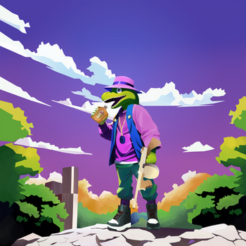 Anime dinosaur barney