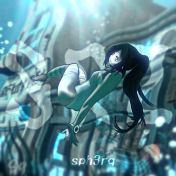 Anime girl in undersea Tokyo [Cover]