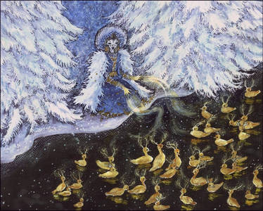 casting spells on ducklings