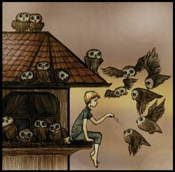 sleepwalker feeding owls