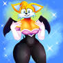 Tails in Rouge skinsuit