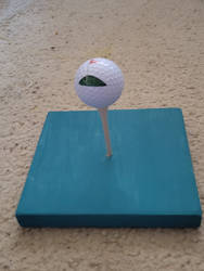 Golf ball on a stick