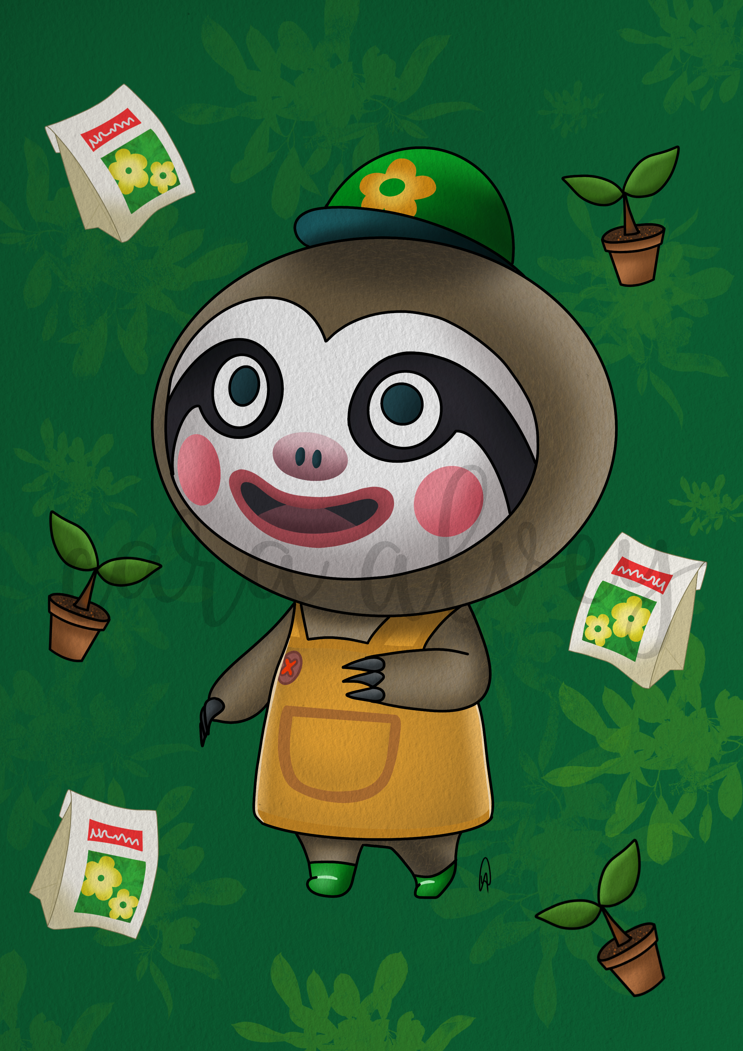 Leif (Animal Crossing) by caralvey on DeviantArt Leif (Animal Crossing) by caralvey on DeviantArt
