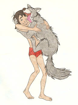 MOWGLI AND THE WOLF