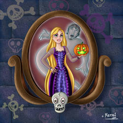 RAPUNZEL IN HALLOWEEN by FERNL