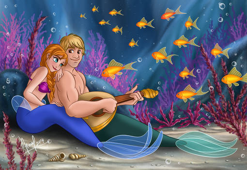 ANNA AND KRISTOFF MERMAIDS