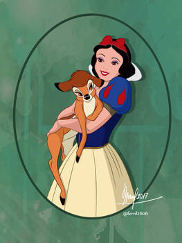 SNOW WHITE AND FRIEND