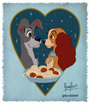 LOVE COUPLES LADY AND TRAMP by FERNL