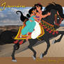 Disney Riding Princess Jasmine