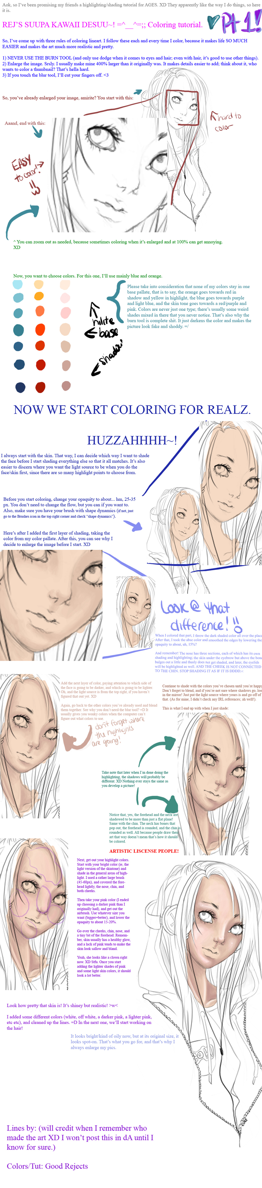 Coloring Tutorial Part 1: Skin
