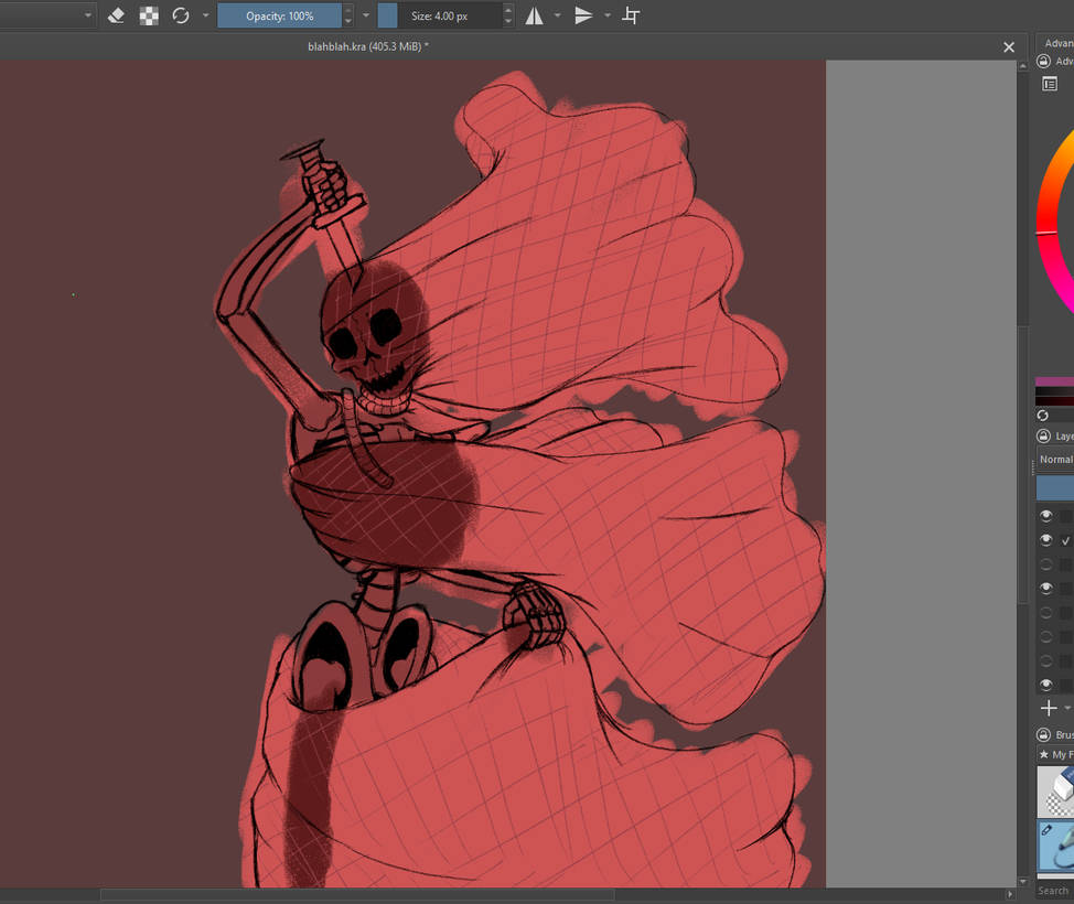 Red Skeleton Image red skeleton wip 2 by ABs-Birdball on DeviantArt