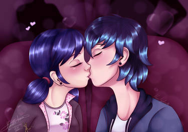 Luka and Marinette kiss - Miraculous Spoiler S4