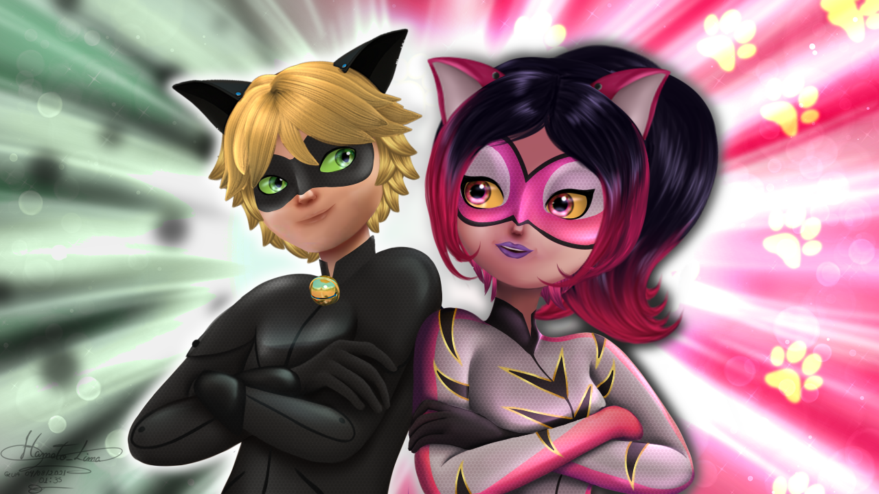 Miraculous Ladybug - Chat Noir's sides [PNG] by Chloeinka on DeviantArt