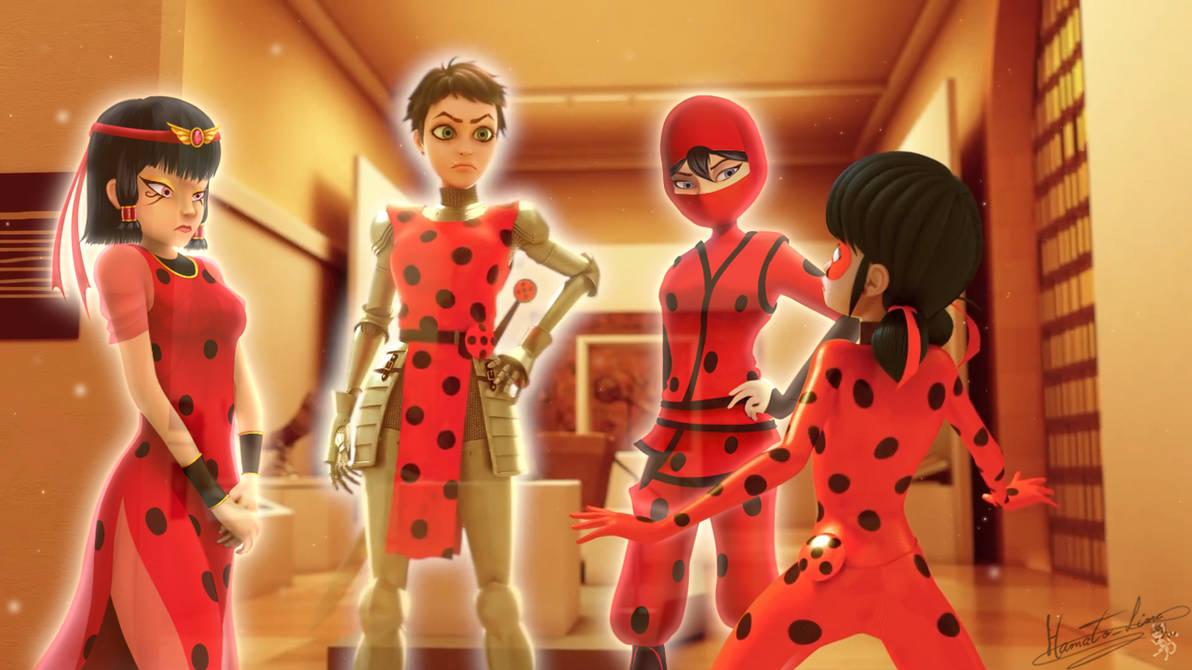 Commission Ladybug Ladybugs of the past by HamatoLima on DeviantArt