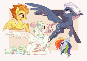 Some daring pegasi