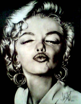 Marilyn Monroe Pencil Portrait