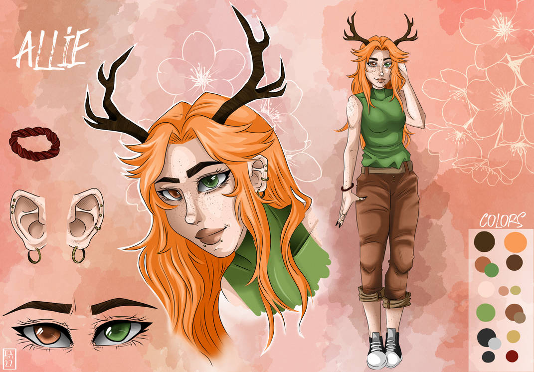 Allie Script Allie Reference Sheet by InsomniaArts2022 on DeviantArt